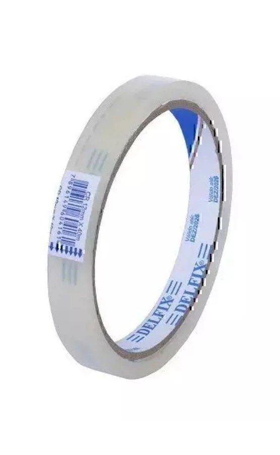 FITA ADESIVA PP CRISTAL 12mm X 40M