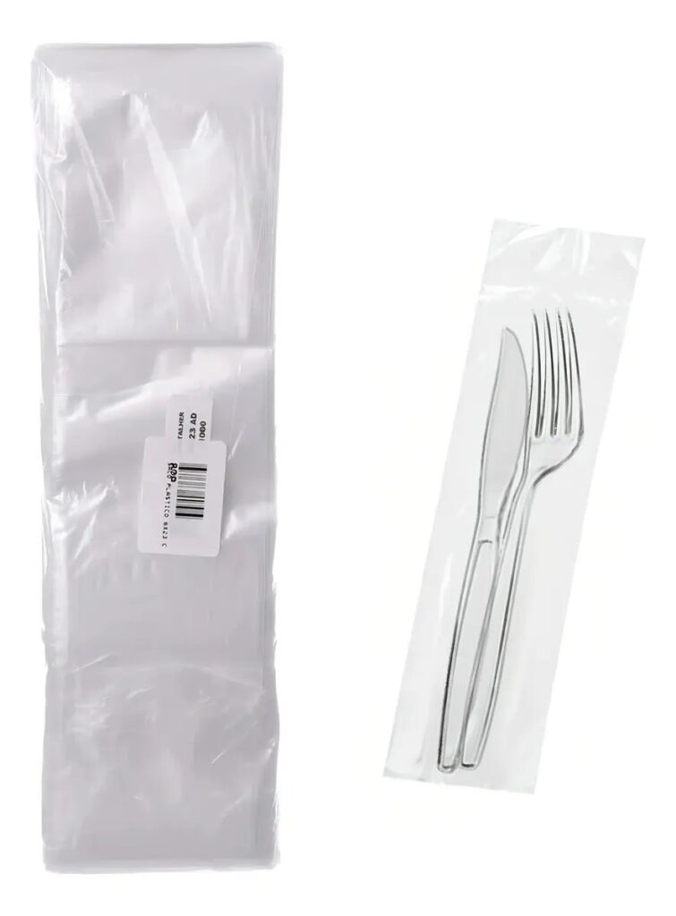 SACO PE TALHER 6X23 – 0,02 TRANSPARENTE C/100