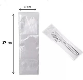 SACO PE TALHER 6X25 – 0,05 TRANSPARENTE C/100