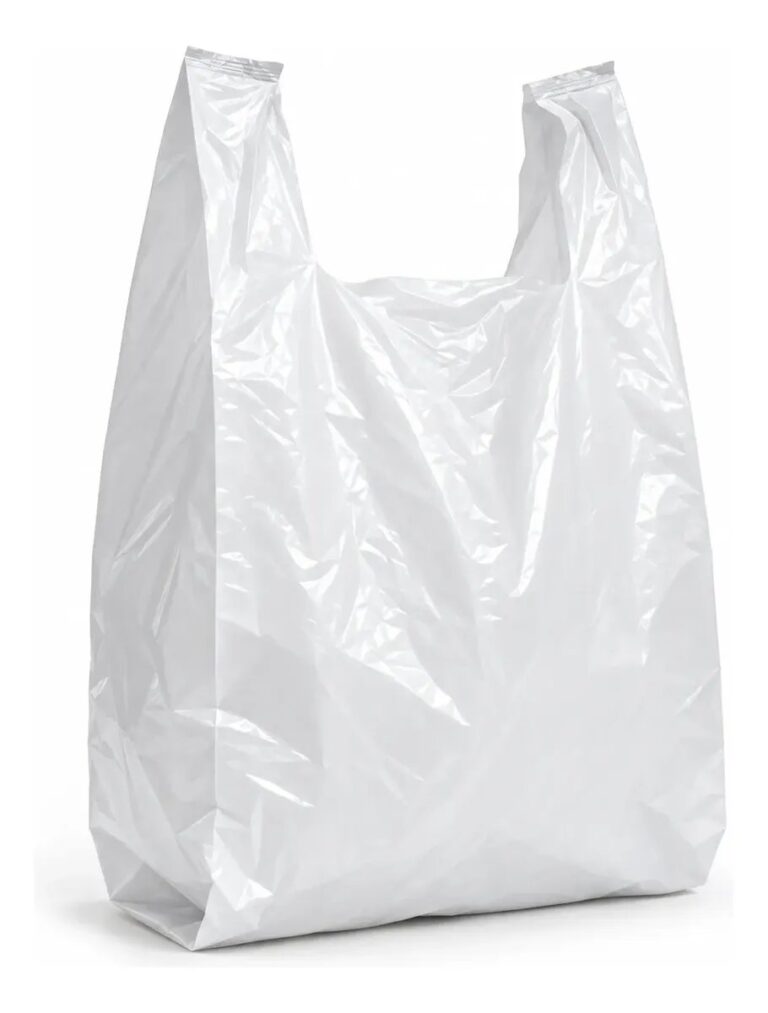 SACOLA CAMISETA VIRGEM PEAD PREMIUM 50X60 BRANCA C/100